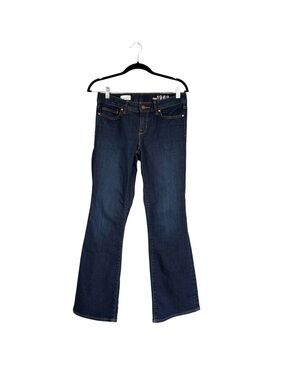 Gap 1969 Perfect Boot Jeans Women’s Low Rise Denim 28x30 Dark Wash